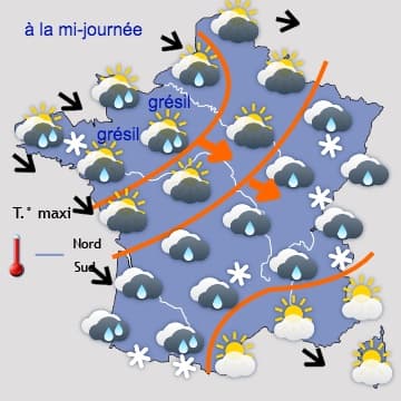 Nouvelle baisse temporaire des températures