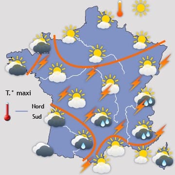 Deuxième partie de semaine plus mitigée 