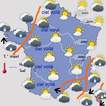 Plus doux puis temporairement plus agité 