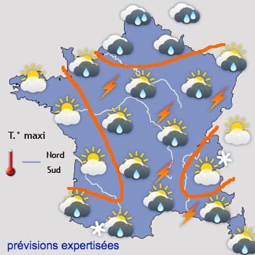 Plus sec et plus froid par le Nord à partir de jeudi