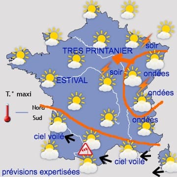 Un week-end Pascal estival sur la moitié Nord 