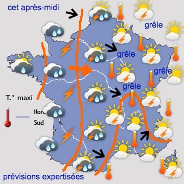Fin de la canicule, mais pas encore des orages... 