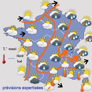 Retour temporaire d'un temps estival pour jeudi