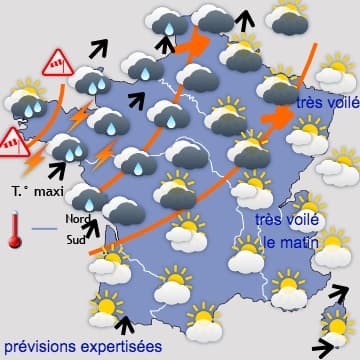 Refroidissement en vue à partir de ce week-end 
