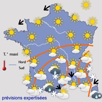 Nouvelle arrivée massive d'air froid à partir de dimanche