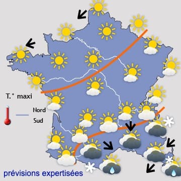 Vent très froid quasiment partout entre dimanche et mardi