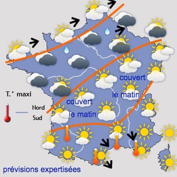 Semaine plutôt estivale avec un bemol au nord 
