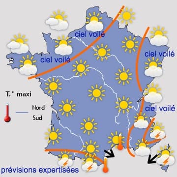 Mitigé jusqu'à vendredi, puis plus estival 