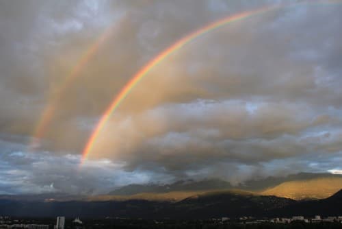 Arc-en-ciel sur Belledonne