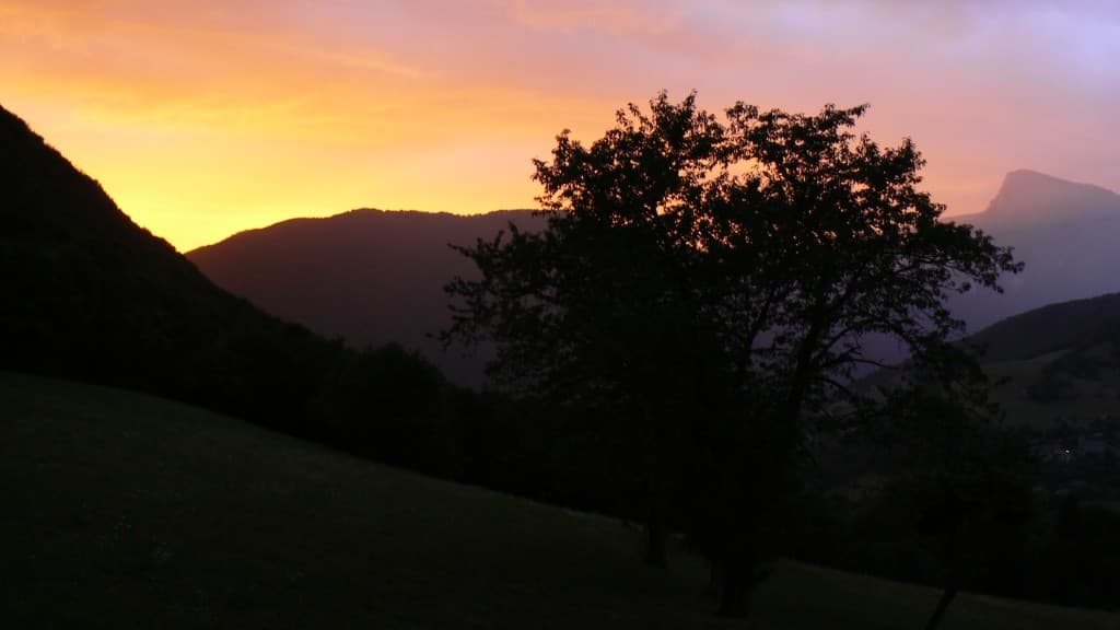 apres l'orage au col de clémencière