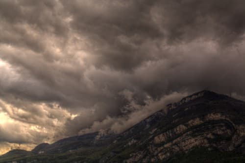 Ciel tourmenté sur le Vercors
