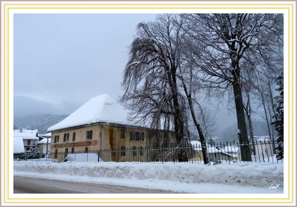 il neige encore...