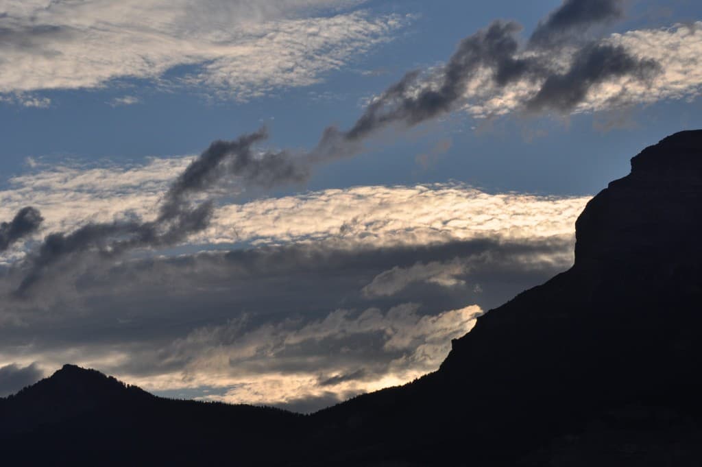 Jeu de nuages sur la Dent de Crolles