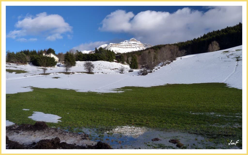 la neige a souffert en dessous 1200m