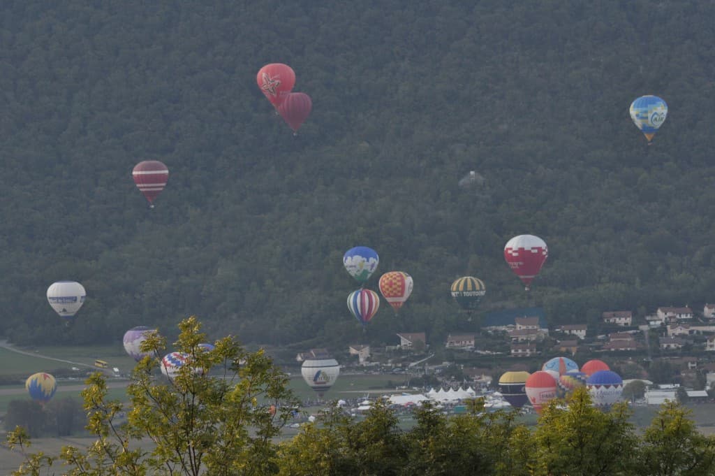 Lâcher de ballons ( Coupe Icare)