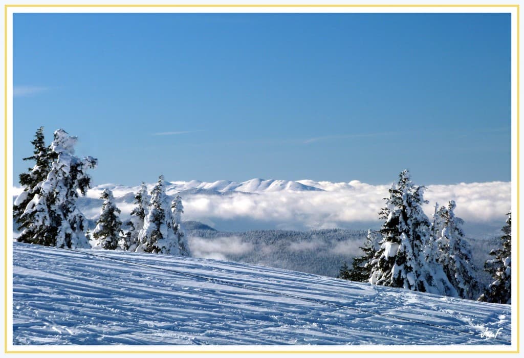mer de nuages sur l'est du Vercors