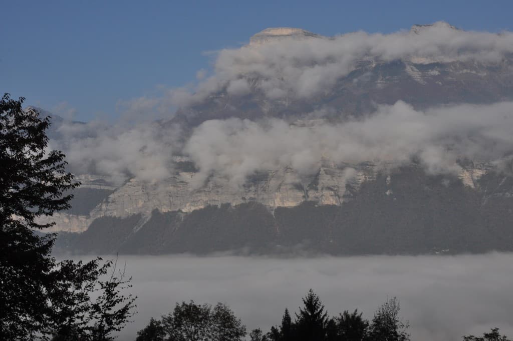 Nuages en vallée du Grésivaudan.