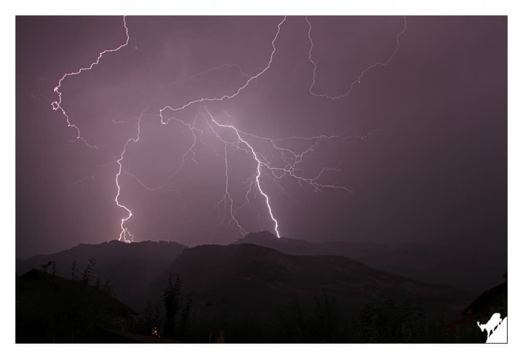 Orage électrique sur le Vercors