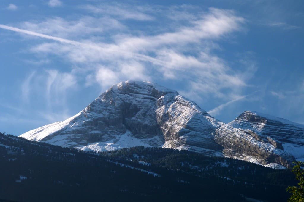 première neige sur le Vercors