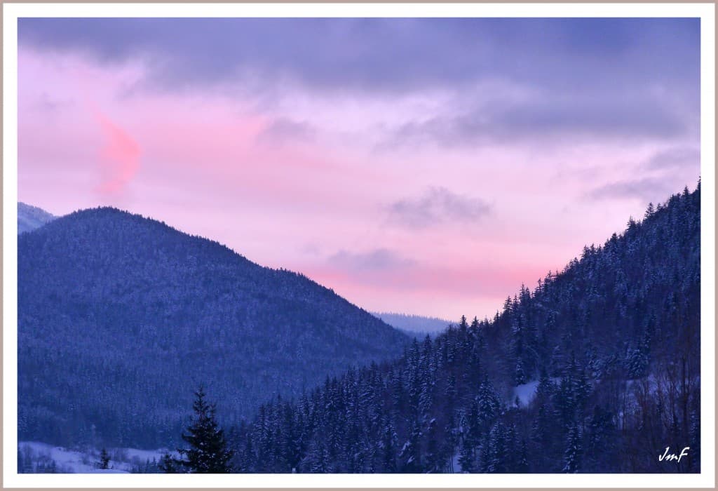 quelques couleurs au couchant