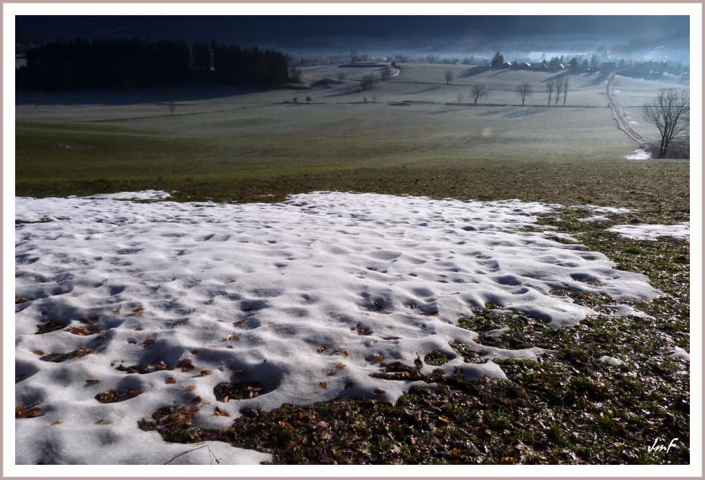reste des neiges de fin octobre
