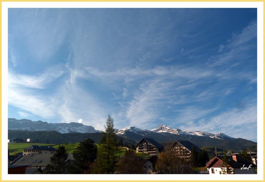 beau temps avec cirrus