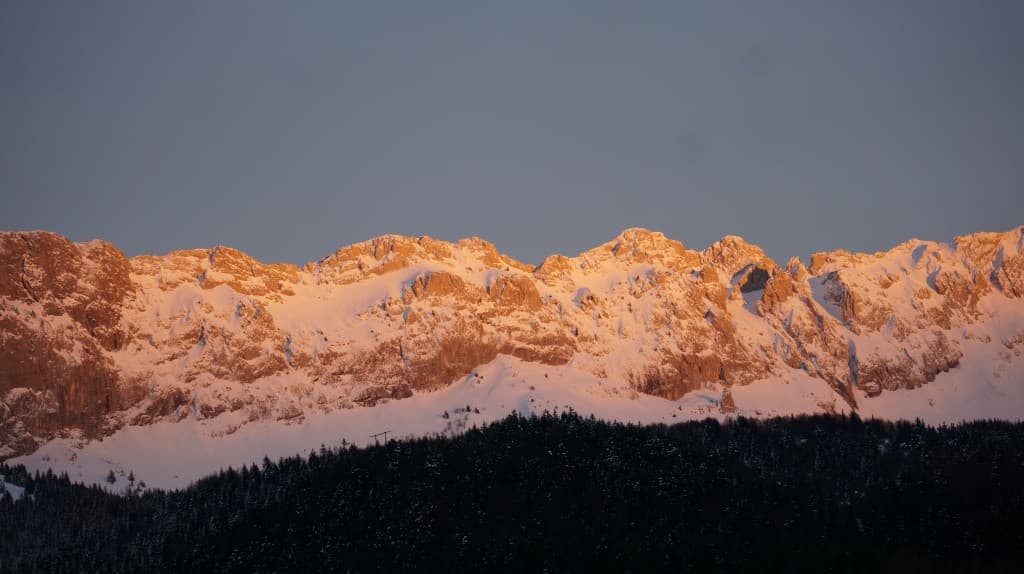 coucher de soleil villard de lans