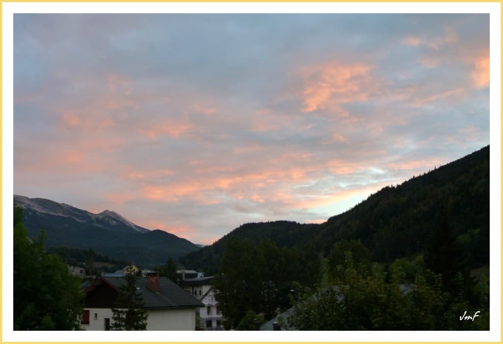 dernières colorations du couchant