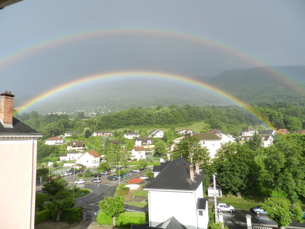 En prime a la pluie un arc en ciel