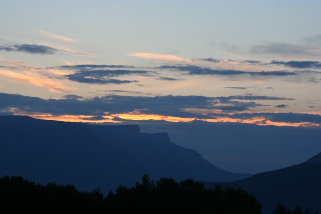 fin de journée sur Grenoble(N.M)