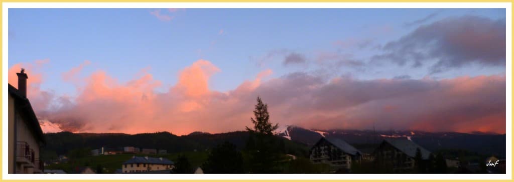 le ciel s'embrase...