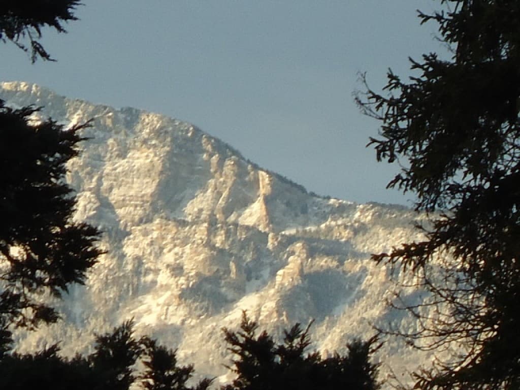 Le Moucherotte vu du parc du Musée