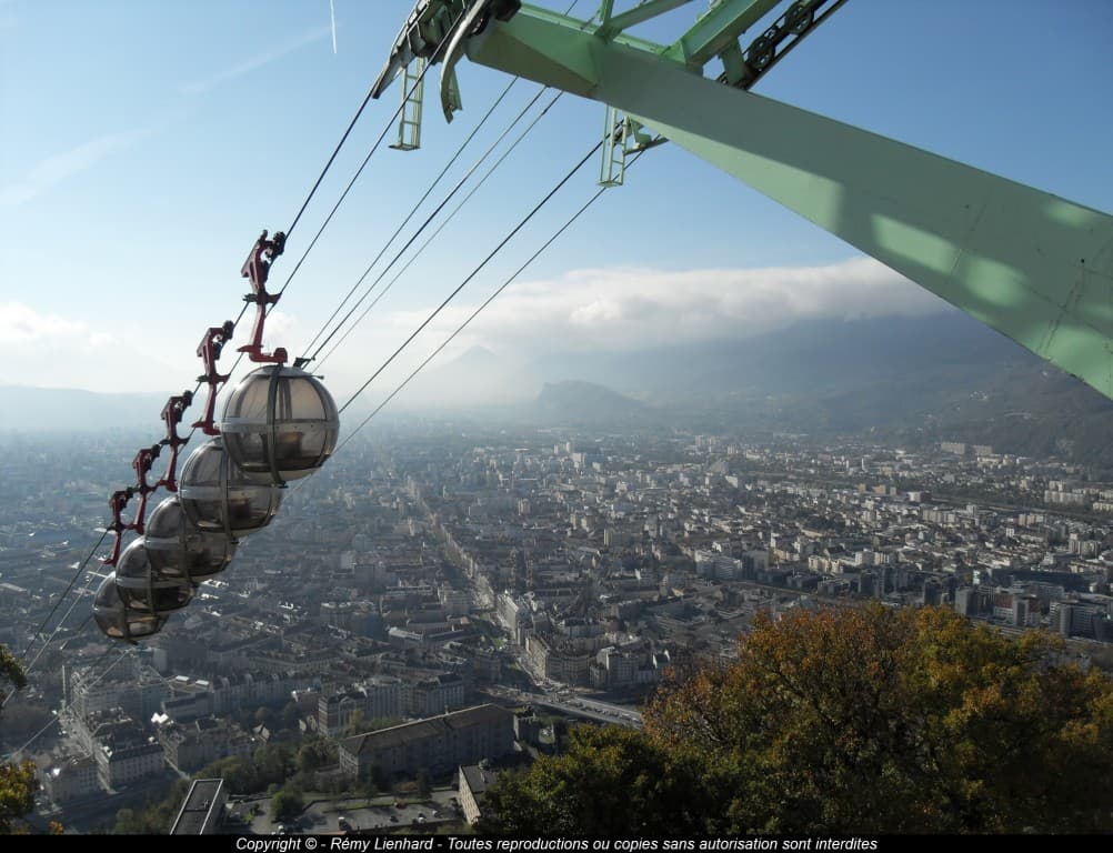 Les bulles avec vue sur Grenoble