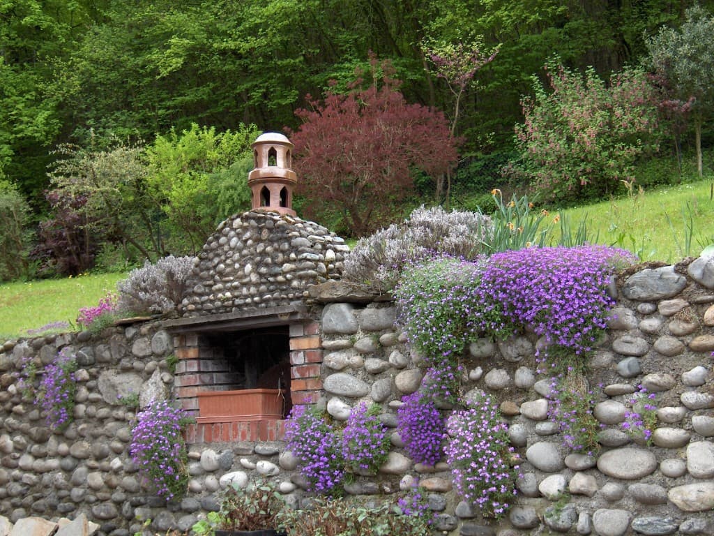 Mur fleuri