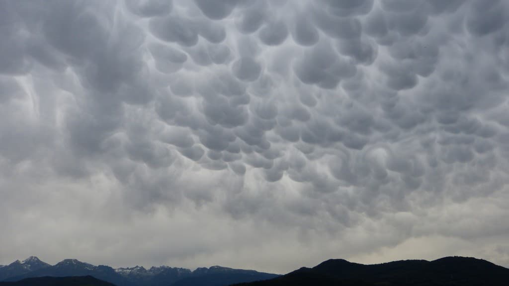 Nuages au dessus du bassin grenoblois