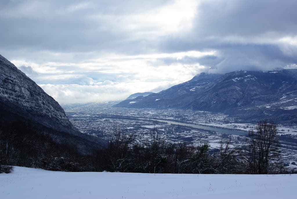 Ouest de Grenoble sous la neige