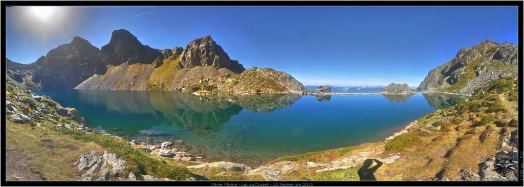 Panorama du lac du Crozet