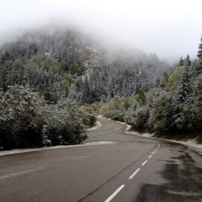 Première neige de la saison