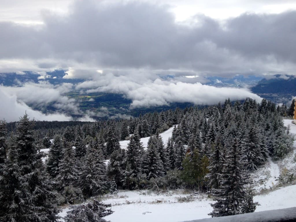 Première neige de la saison