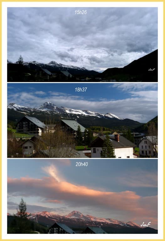 résumé de l'après midi