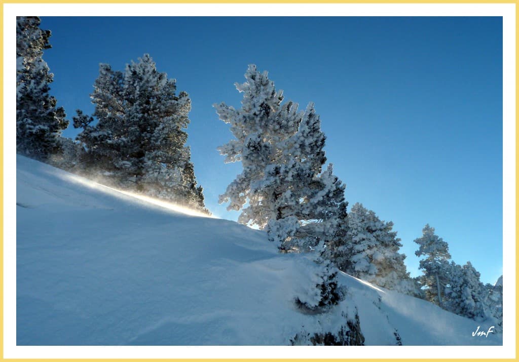 souffle le vent sur la neige...
