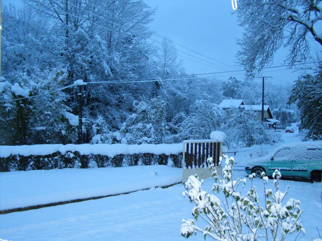 St Geoirs sous la neige
