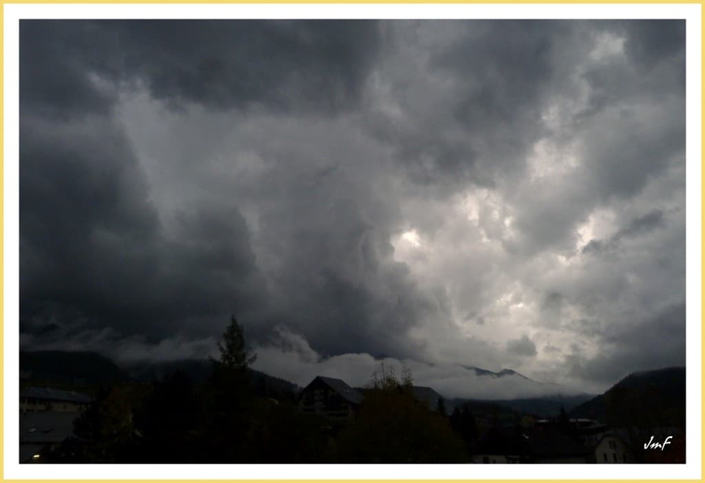 un ciel inquiétant