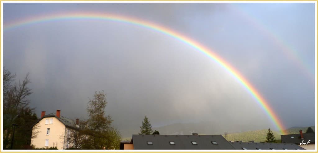 arc-en-ciel du soir