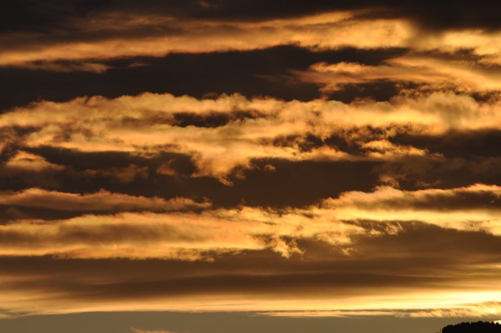 Ciel de feu en vallée du Grésivaudan!!!