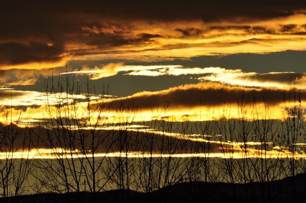 Ciel de feu en vallée du Grésivaudan !!!