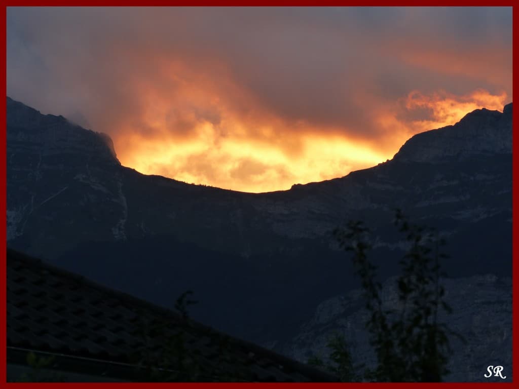 Col de l'Arc en feu