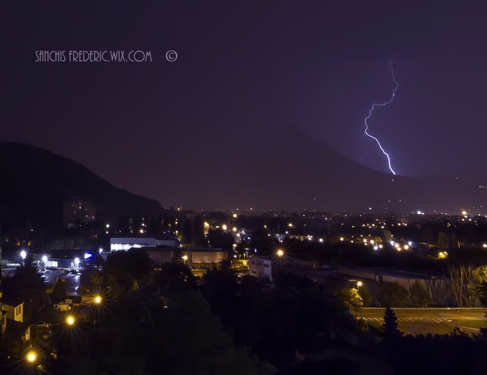 Coup de foudre sur le sappey