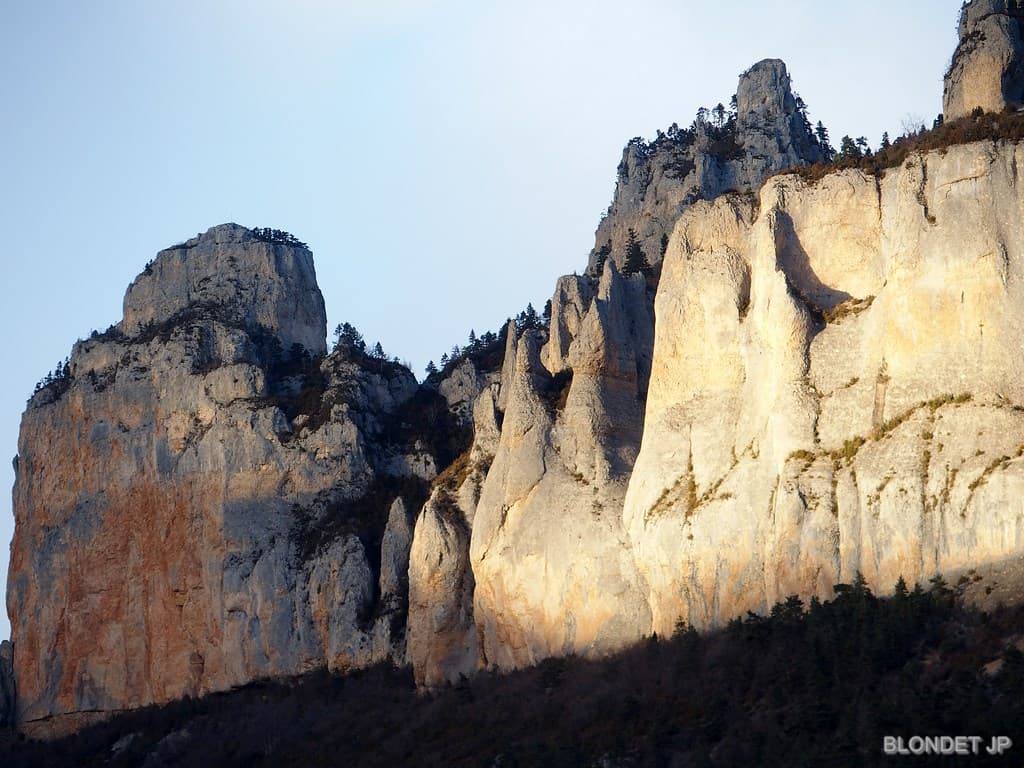 Détail Rocher de Combeau