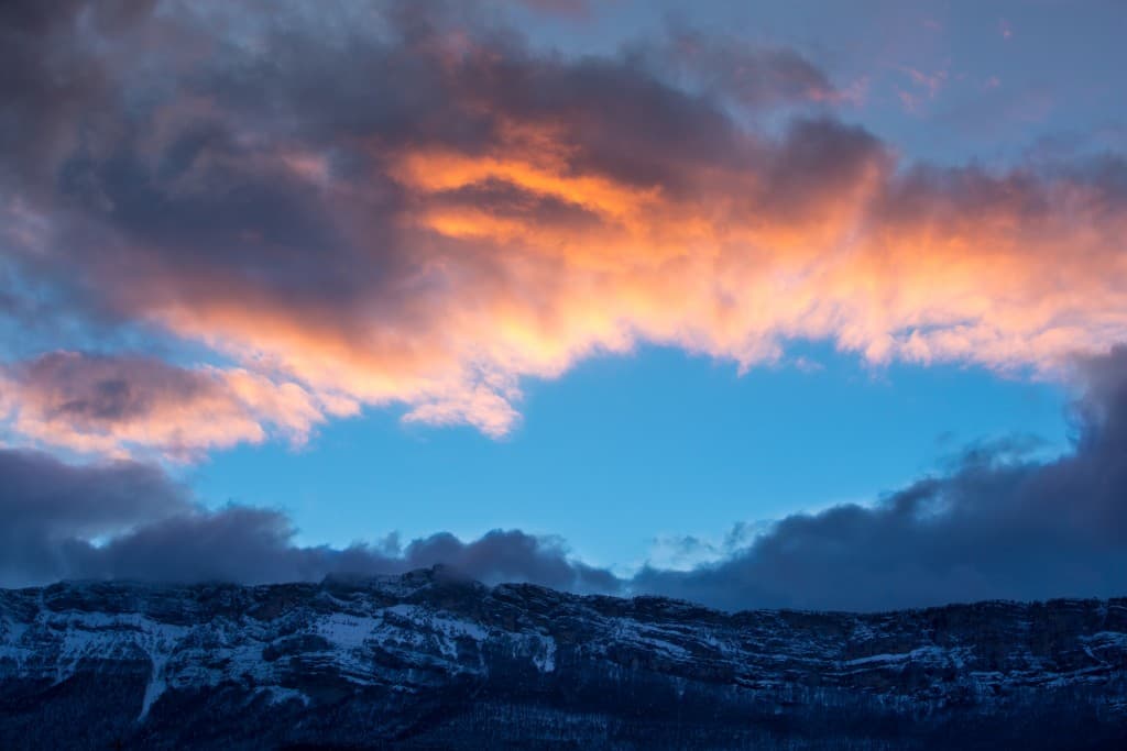 joli ciel sur le vercors